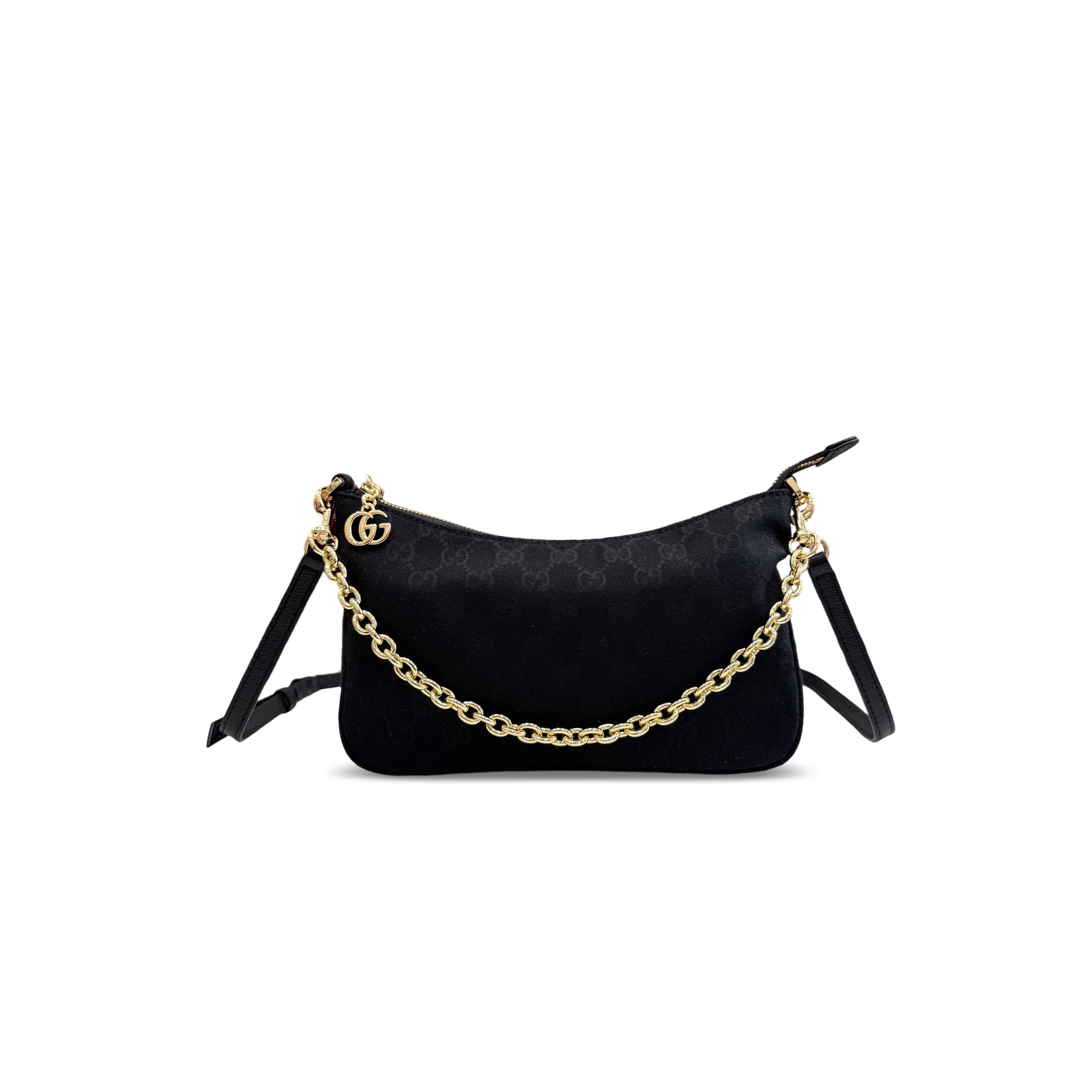 GUCCI LADY LUNETTA CHAIN SMALL SHOULDER BAG A0034B (24.5*15*5cm)